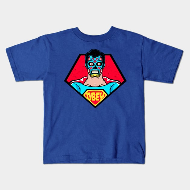 super obey Kids T-Shirt by redwane